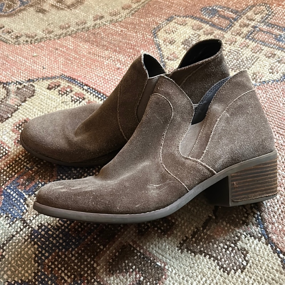 Suede Booties